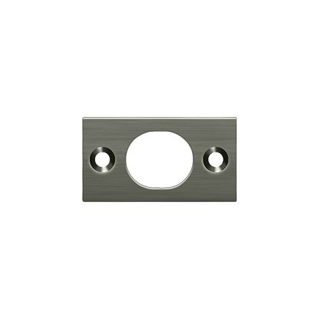 Deltana SP6FBU15 Strike Plate For 6 Flush Bolt Brushed Nickel, 10PK SP6FBU15-XCP10